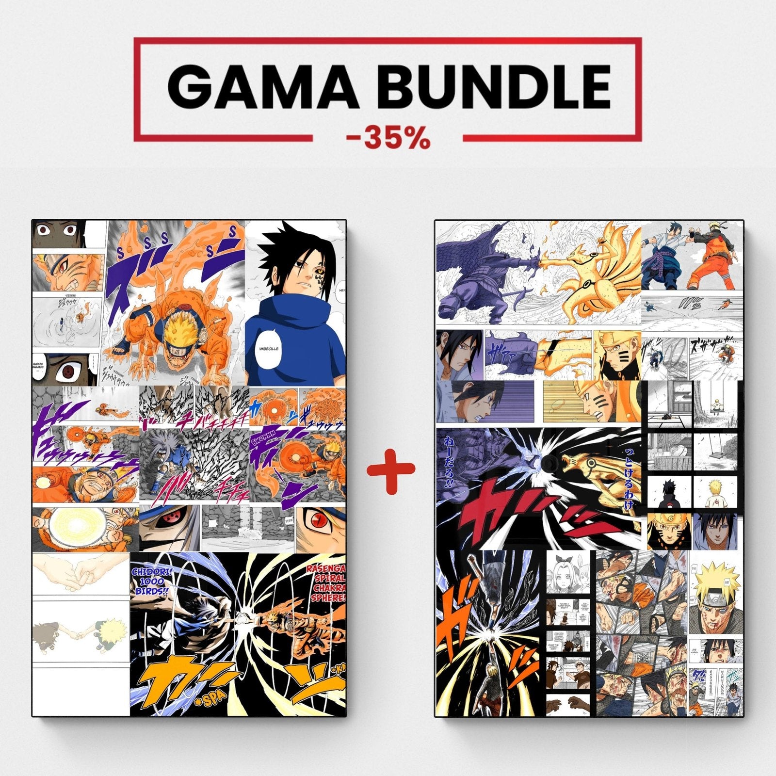 GAMA BUNDLE | NARUTO VS SASUKE PRIMO SCONTRO + NARUTO VS SASUKE ULTIMO SCONTRO